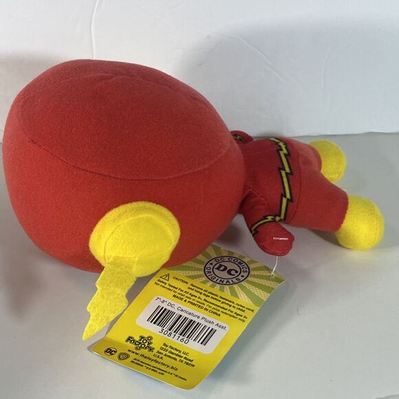 Toy Factory DC Comics The Flash Plush Caricature Big Head 8” Stuffie - Picture 5 of 8